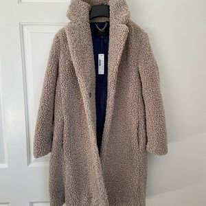 Jcrew Teddy Sherpa Topcoat